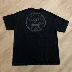 Vintage Y2K NHS Creature Skateboards T-Shirt Men's XL Spider Graphic Tee Black